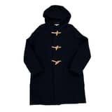 Carven Navy Hooded Duffle Coat