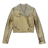 BOTTEGA VENETTA Gold Shimmer Jacket