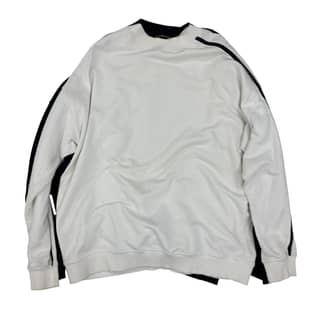 Y/Project AW18 Double Layer Sweatshirt Navy & White
