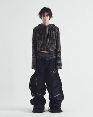 ZIZI SHIRT HOODIE [LEOPARD] 