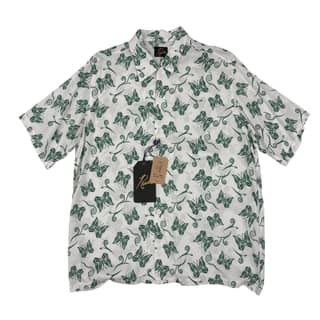 NEEDLES butterfly Short Sleeve Shirt
