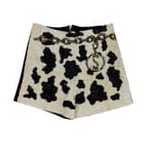 DISCOUNT UNIVERSE Sequin Cow Print Shorts