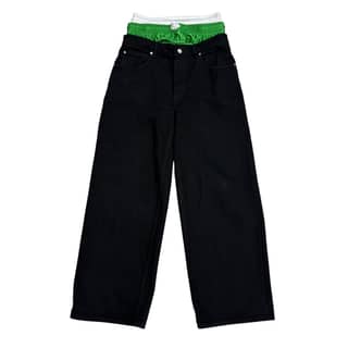 ALEXANDER WANG Wide Leg Layer Jeans