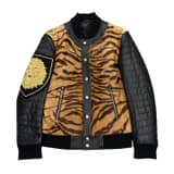 BALMAIN Tiger Pattern Bomber Jacket