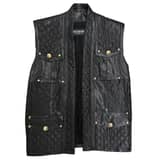 BALMAIN Quilted Leather Vest