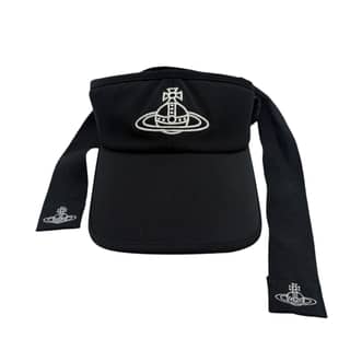 Vivienne Westwood Black Visor Cap