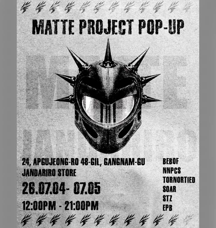 MATTE PROJECT pop-up store