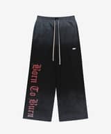 러기드 스웻 팬츠 [블랙]