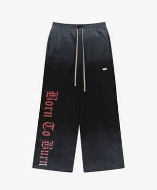 러기드 스웻 팬츠 [블랙]