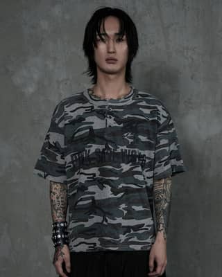 P.S.W CAMO Henleyneck
