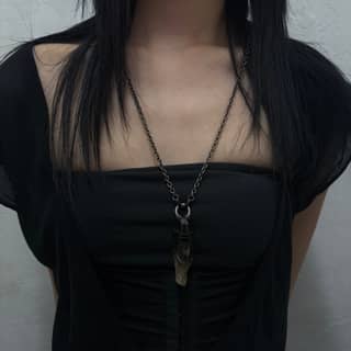 Smoky quartz necklace