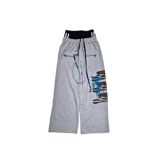 Layered sweatpants grey