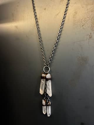 44Crystal necklace 