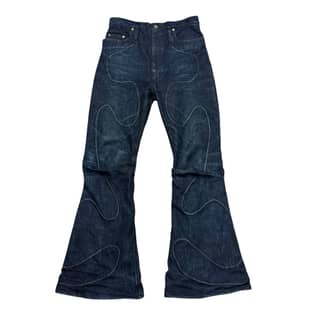 KOZABURO Flared Denim Pants