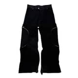 FINE CHAOS Black Zippered Pants