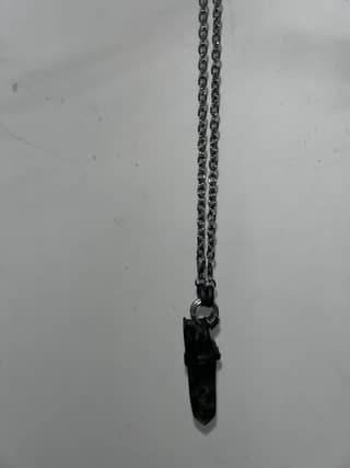 Unbalance smoky quartz necklace 