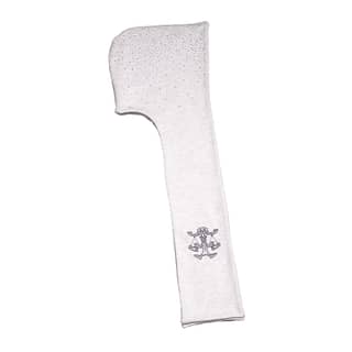 Crystal hooded scarf (White Melange)