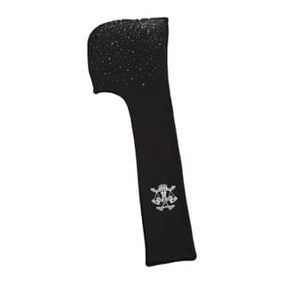 Crystal hooded scarf (Black)