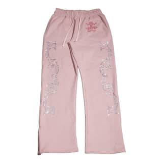 Crystal scale pants (Beige Pink)