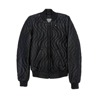 G-STAR RAW Woman's Quilted Leather Bomber Jacket