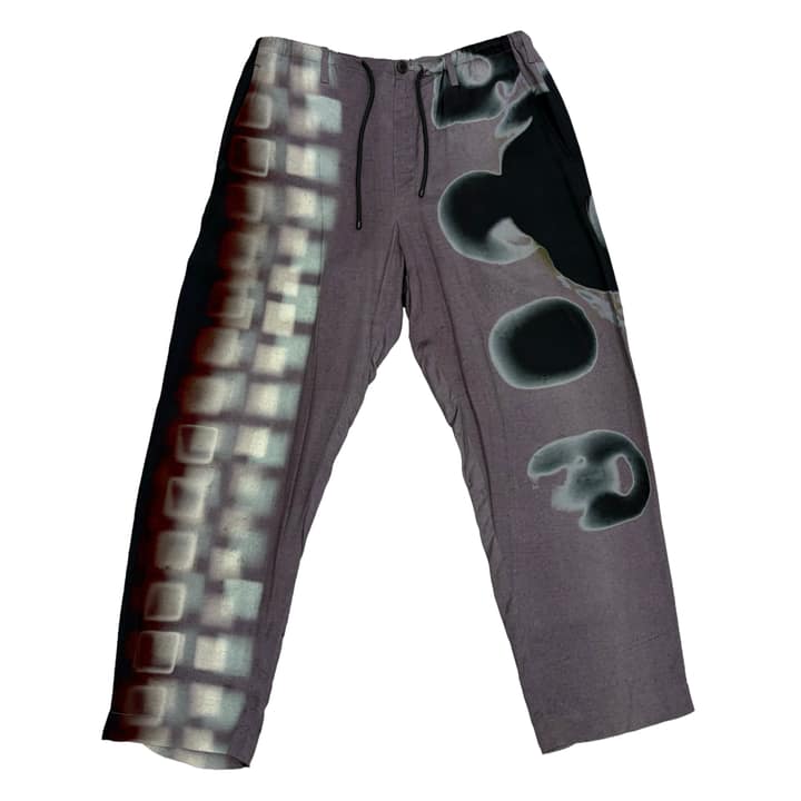 Dries Van Noten  Len Lye Tie Dye Print Pants