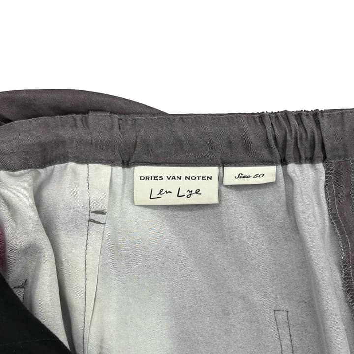 Dries Van Noten  Len Lye Tie Dye Print Pants