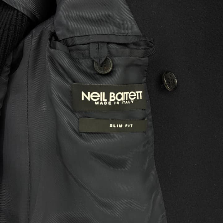 NEIL Barrett Double Breasted Peacoat