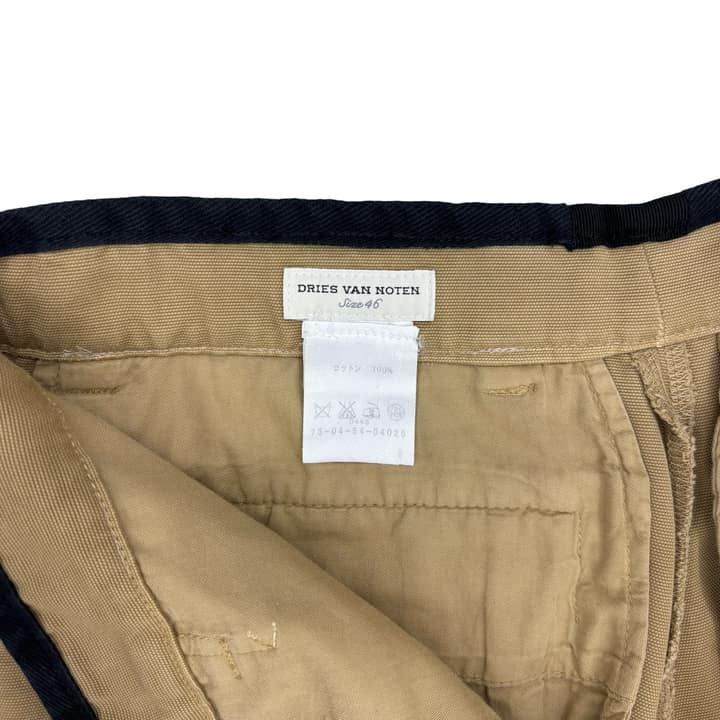 Dries Van Noten Wool Chino Pants