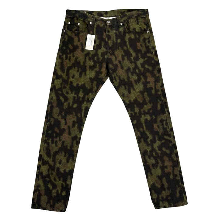 Dries Van Noten Camouflage Pattern Pants