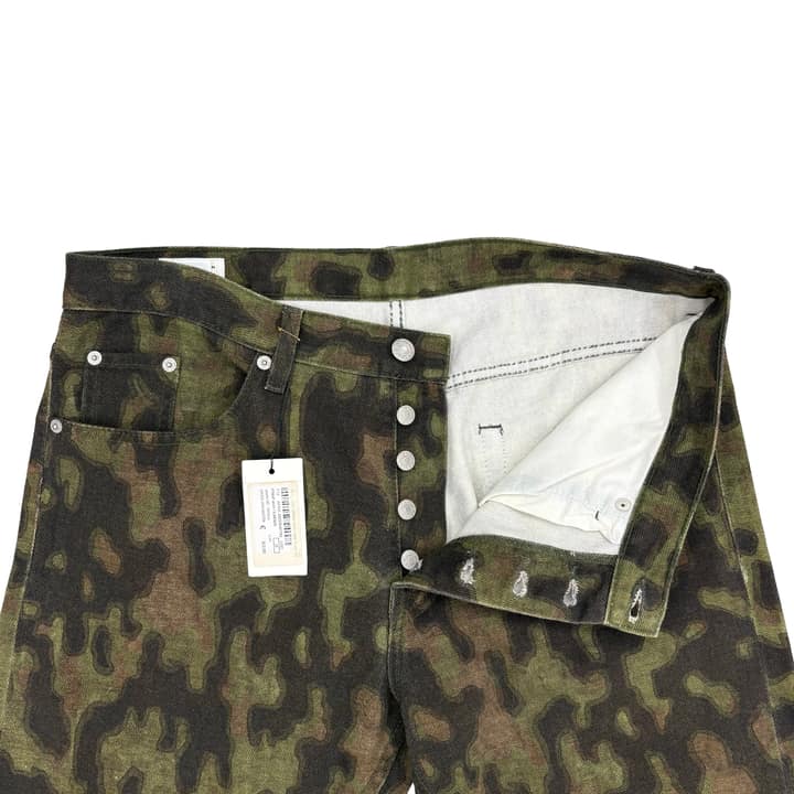 Dries Van Noten Camouflage Pattern Pants