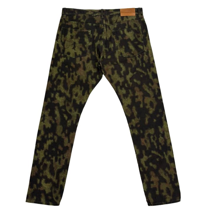Dries Van Noten Camouflage Pattern Pants