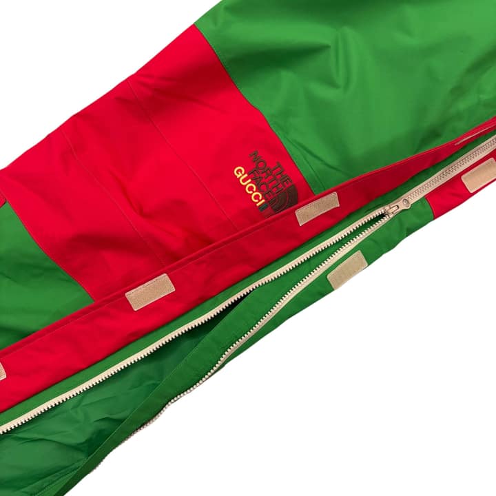 NORTH FACE X GUCCI Nylon Pants Green/Red