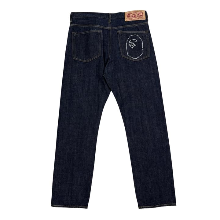 Bape Regular Fit Denim Pants