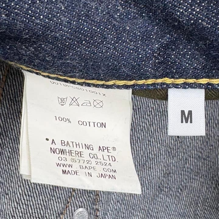 Bape Regular Fit Denim Pants
