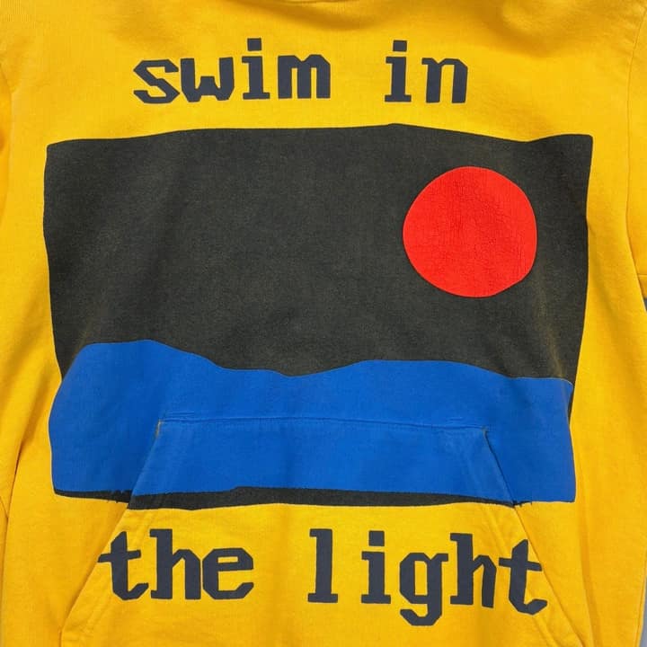 CPFM XKid Cudi Swin In The Light Yellow Hoodie