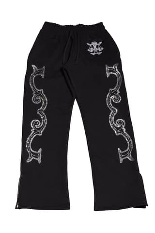 Crystal scale pants (Black)