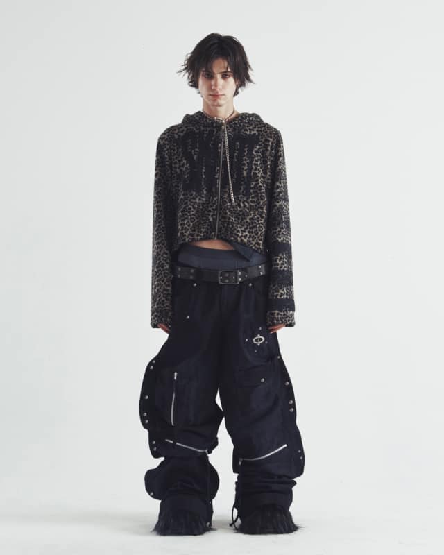ZIZI SHIRT HOODIE [LEOPARD] 