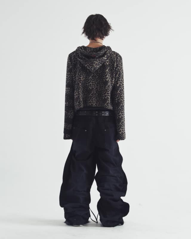 ZIZI SHIRT HOODIE [LEOPARD] 