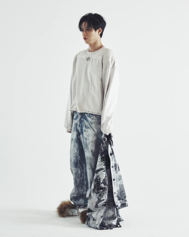 BAM PADDED LONG SLEEVE WHITE