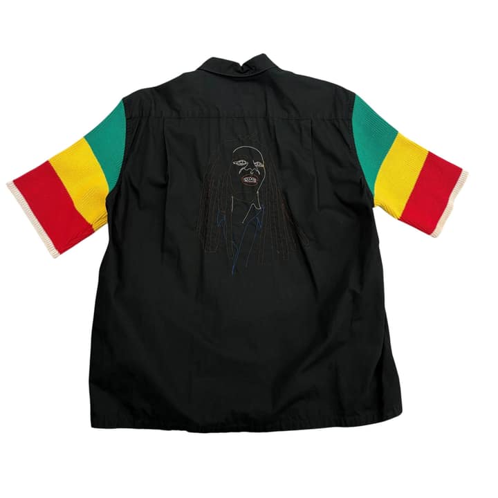 JUNYA WATANABE COMME DES GARCOMS Bob Marley short sleeve shirt