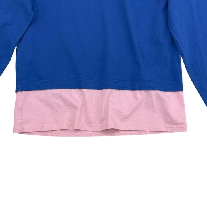 MARNI Blue and Pink Long Sleeve T-Shirt