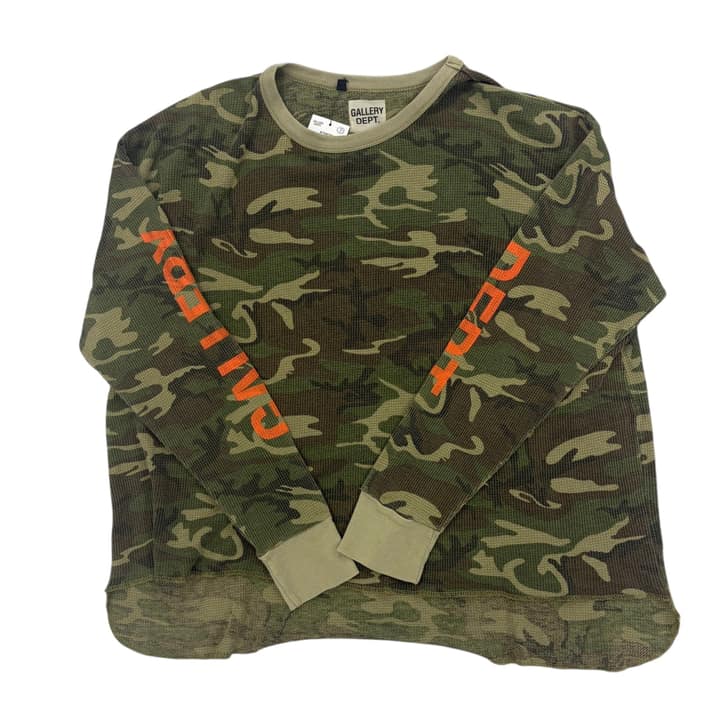 GALLERY DEPT. Camo Long Sleeve T-Shirt