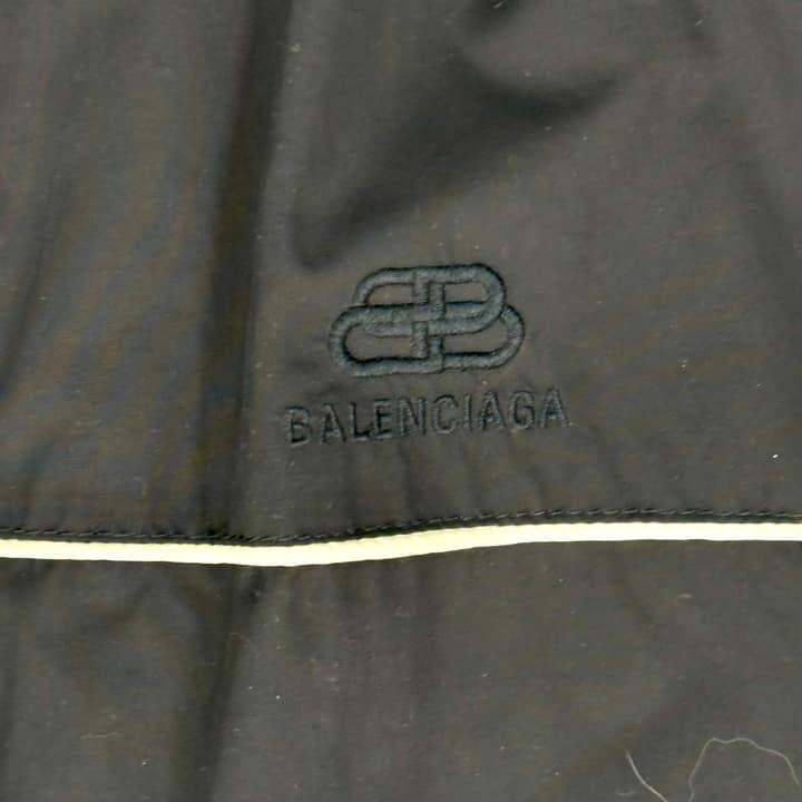 BALENCIAGA Black Windbreaker Jacket