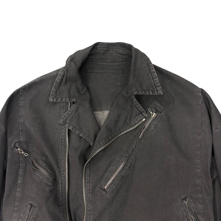 JULIUS Black Denim Rider Jacket