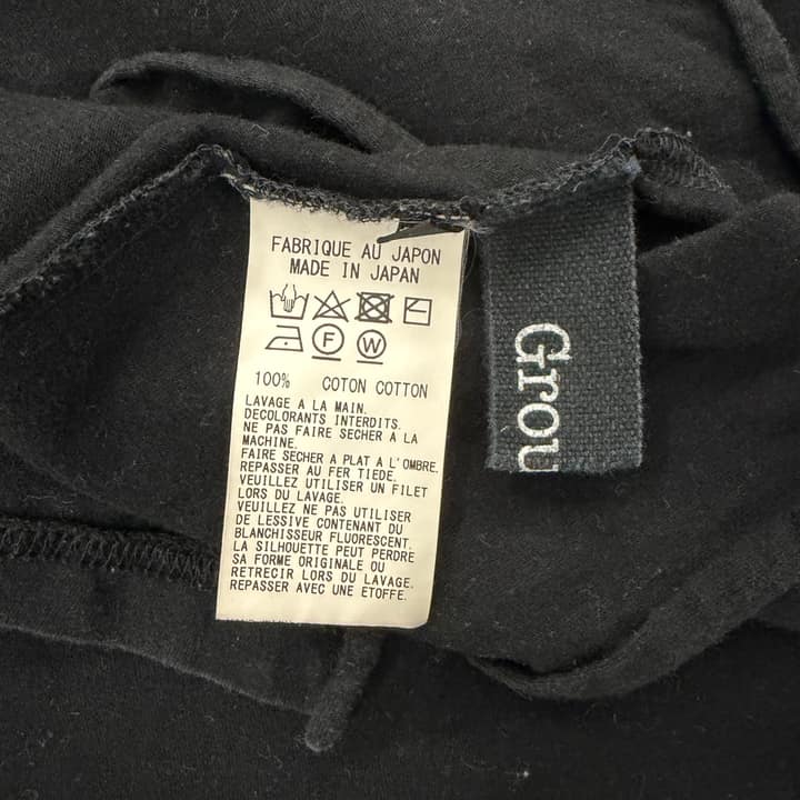GROUND Y Black T-Shirt
