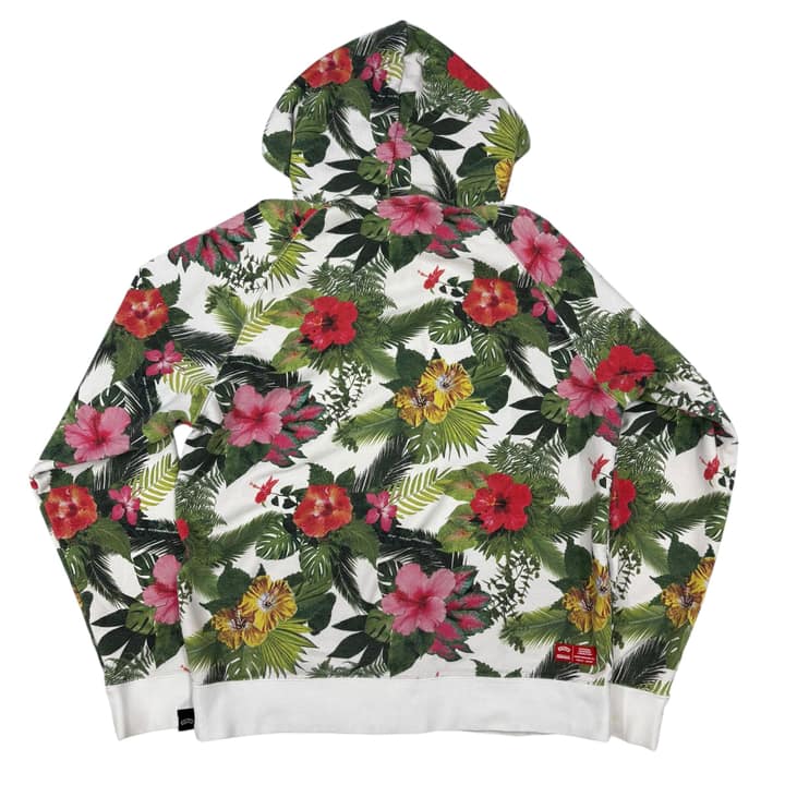 Nitraid Floral Zip-Up Hoodie