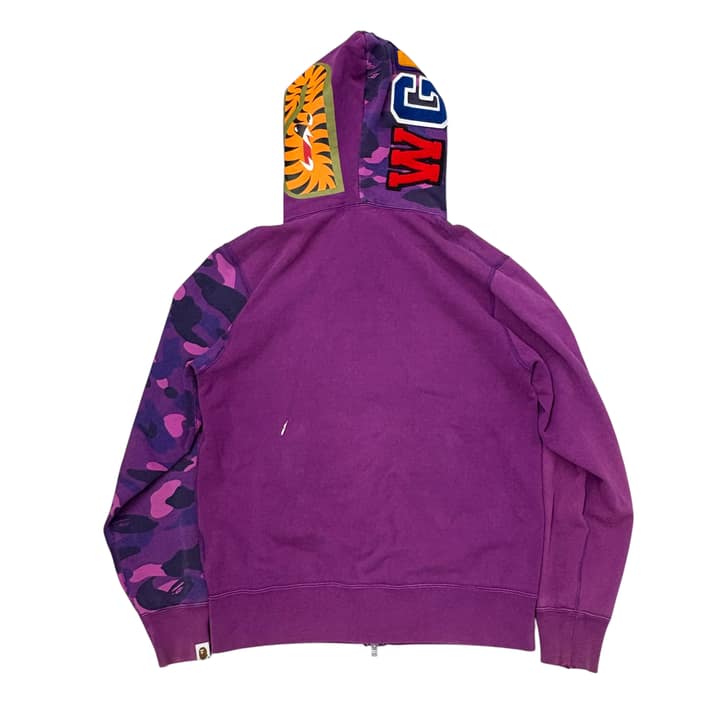Bape Purple Shark Hoodie