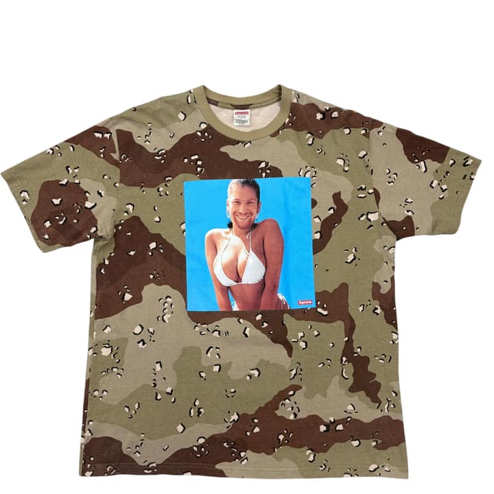 SUPREM Aphex Twin Camo Graphic T-Shirt