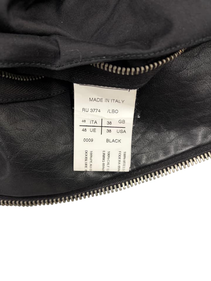 RICK OWENS Leather Jacket