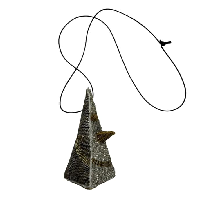 Walter Van Beirendonck Beaded Pendant Necklace